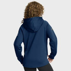 Seattle Kraken Fanatics Women's Authentic Pro Rink Raglan Full-Zip Hoodie - Deep Sea Blue - NHL