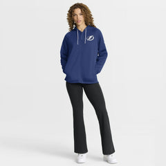 Tampa Bay Lightning Fanatics Women's Authentic Pro Rink Raglan Full-Zip Hoodie - Blue - NHL