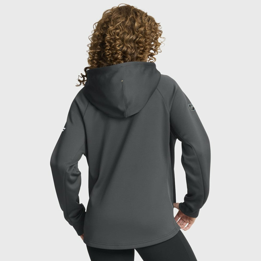 Vegas Golden Knights Fanatics Women's Authentic Pro Rink Raglan Full-Zip Hoodie - Black - NHL
