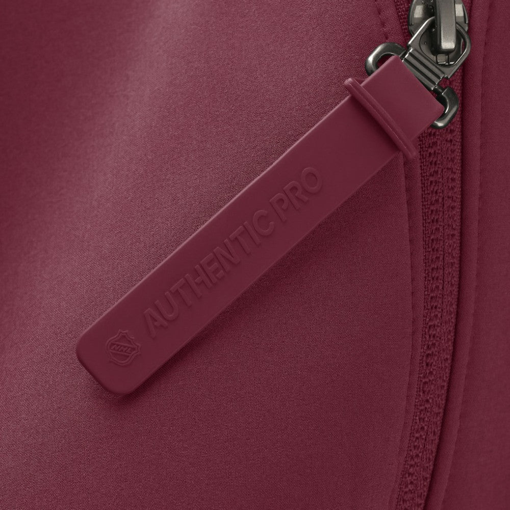 Colorado Avalanche Fanatics Women's Authentic Pro Rink Raglan Full-Zip Hoodie - Burgundy - NHL