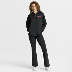 Carolina Hurricanes Fanatics Women's Authentic Pro Rink Raglan Full-Zip Hoodie - Black - NHL
