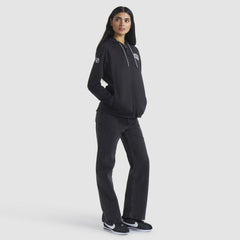 Los Angeles Kings Fanatics Women's Authentic Pro Rink Raglan Full-Zip Hoodie - Black - NHL
