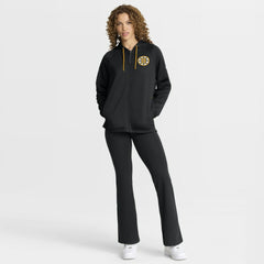 Boston Bruins Fanatics Women's Authentic Pro Rink Raglan Full-Zip Hoodie - Black - NHL