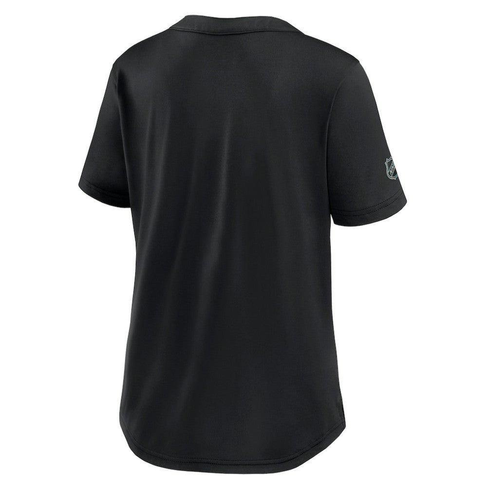 New Jersey Devils Fanatics Women's Authentic Pro Rink Tech T-Shirt - Black - NHL