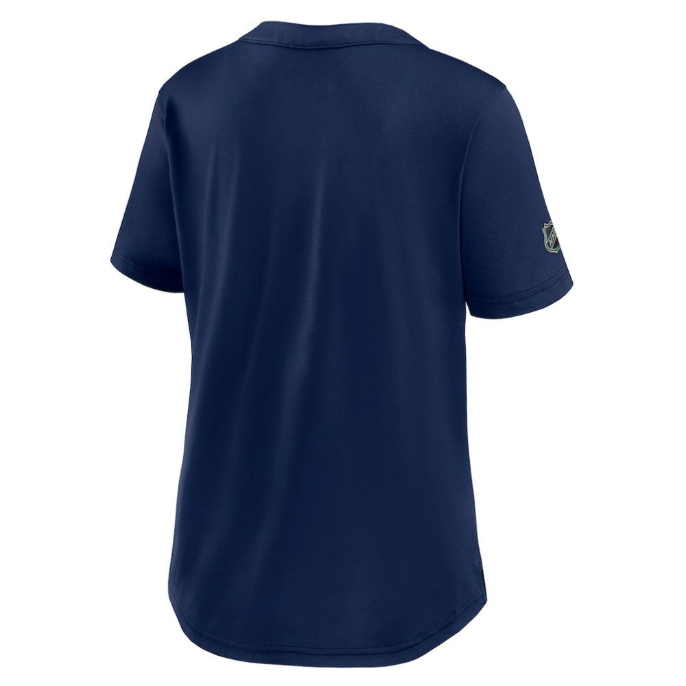 New York Rangers Fanatics Women's Authentic Pro Rink Tech T-Shirt - Navy - NHL