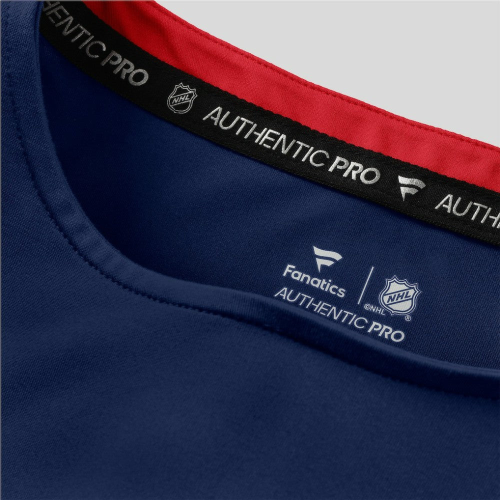 New York Rangers Fanatics Women's Authentic Pro Rink Tech T-Shirt - Navy - NHL