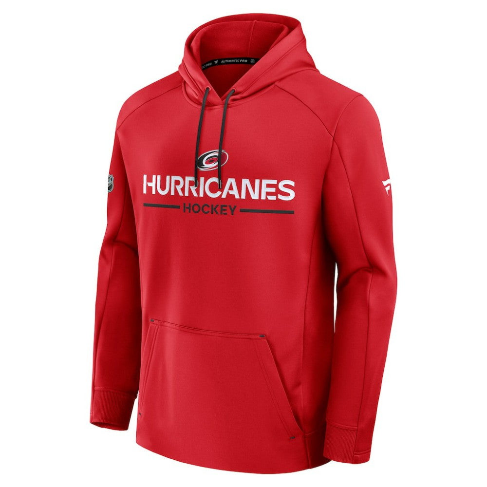 Carolina Hurricanes Fanatics Authentic Pro Rink Hoodie - Red - NHL