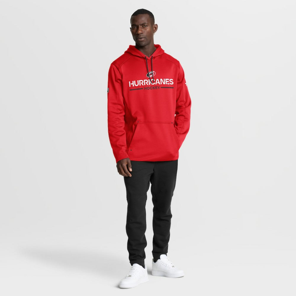 Carolina Hurricanes Fanatics Authentic Pro Rink Hoodie - Red - NHL