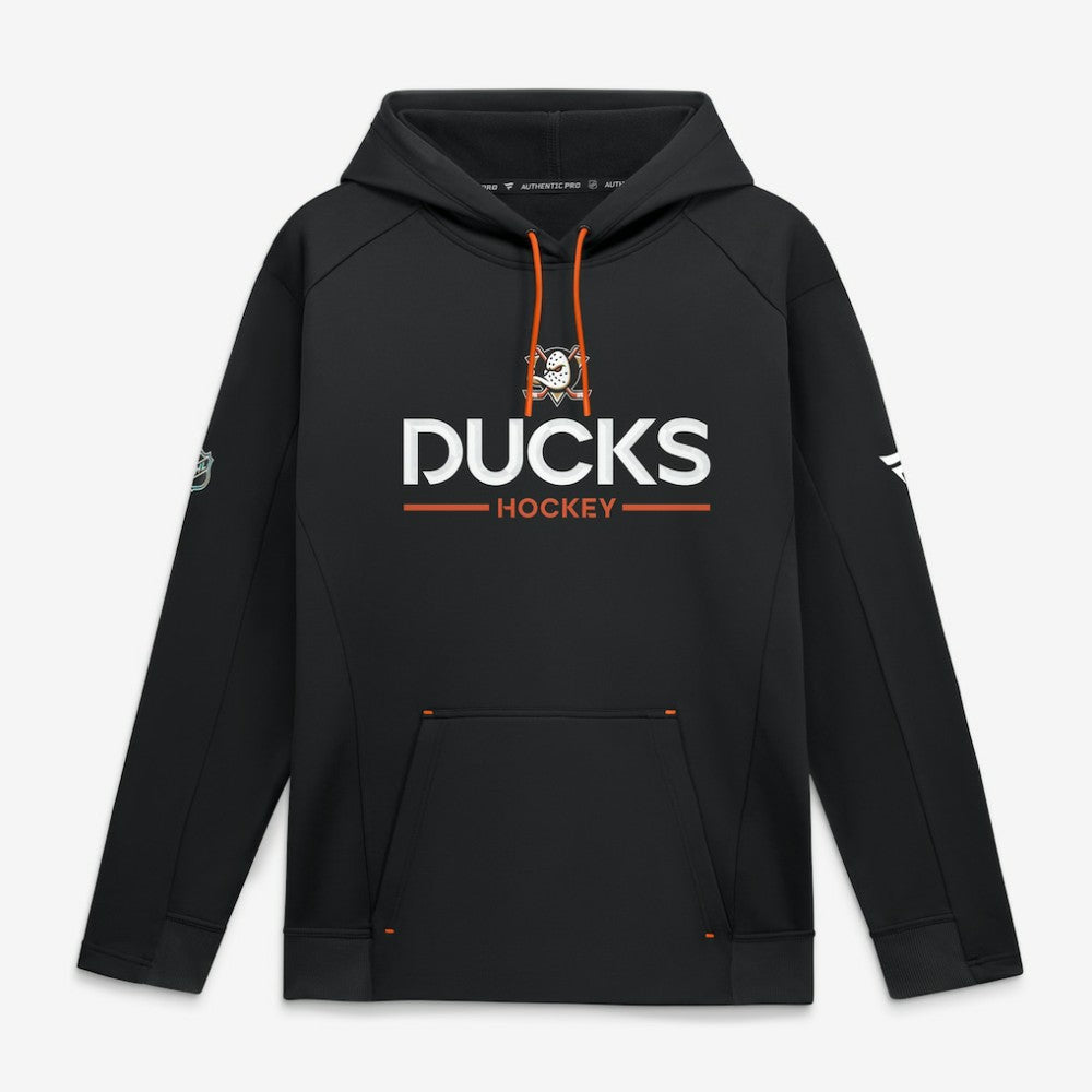 Anaheim Ducks Fanatics Authentic Pro Rink Hoodie - Black - NHL