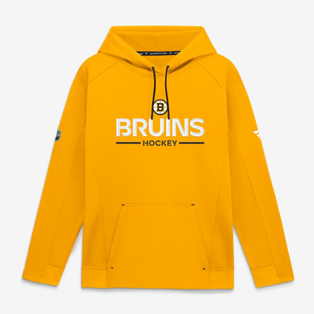 Boston Bruins Fanatics Authentic Pro Rink Hoodie - Gold - NHL