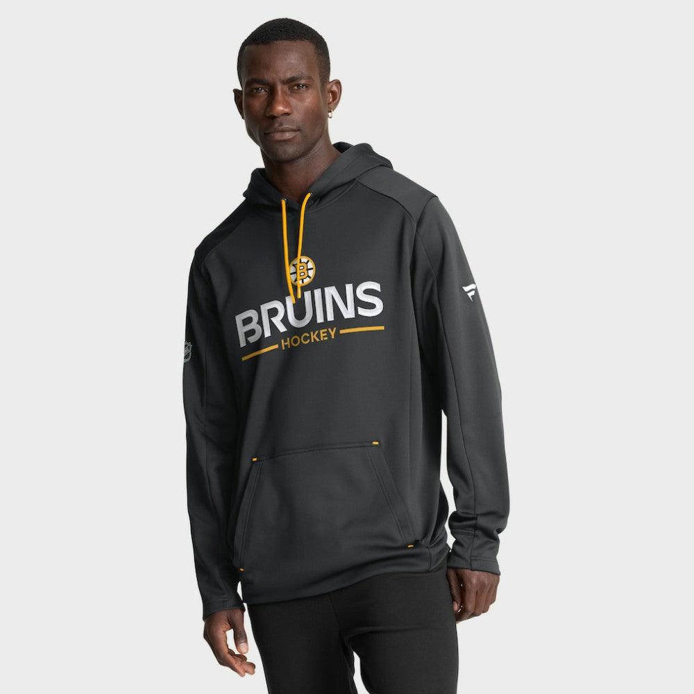 Boston Bruins Fanatics Authentic Pro Rink Hoodie - Black - NHL