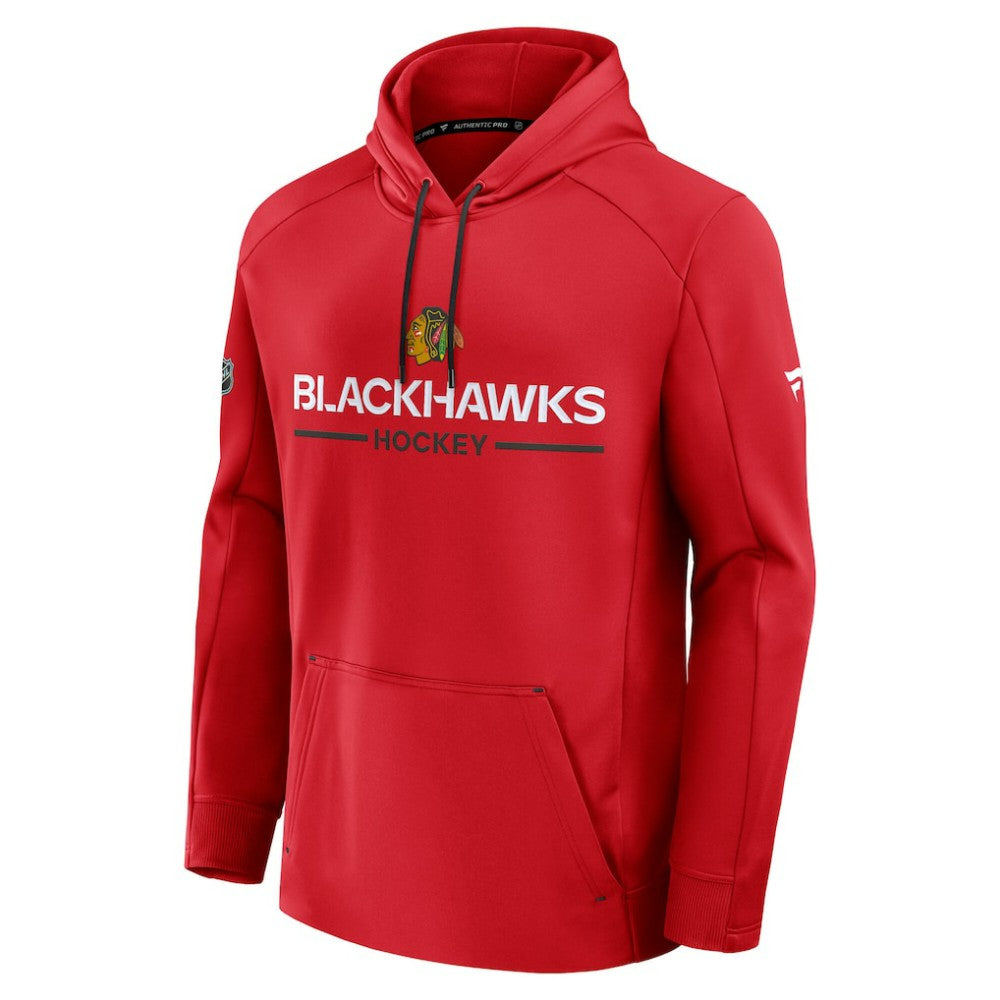 Chicago Blackhawks Fanatics Authentic Pro Rink Hoodie - Red - NHL