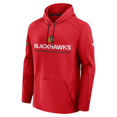 Chicago Blackhawks Fanatics Authentic Pro Rink Hoodie - Red - NHL