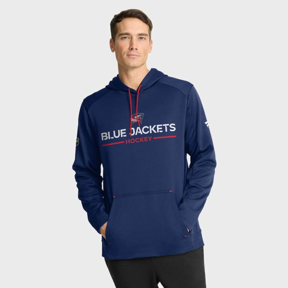 Columbus Blue Jackets Fanatics Authentic Pro Rink Hoodie - Navy - NHL