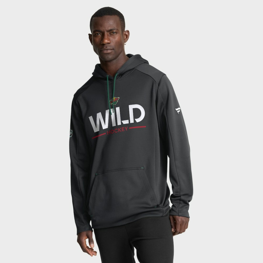 Minnesota Wild Fanatics Authentic Pro Rink Hoodie - Black - NHL