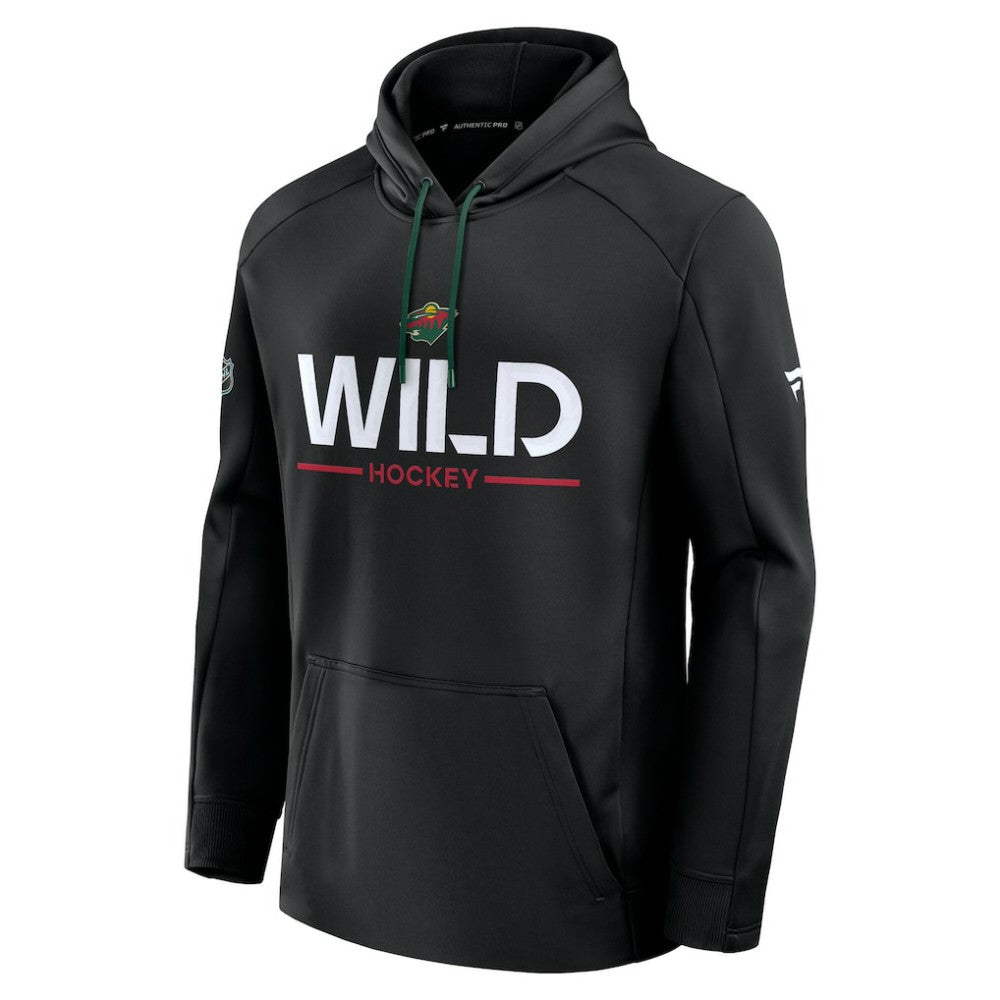 Minnesota Wild Fanatics Authentic Pro Rink Hoodie - Black - NHL