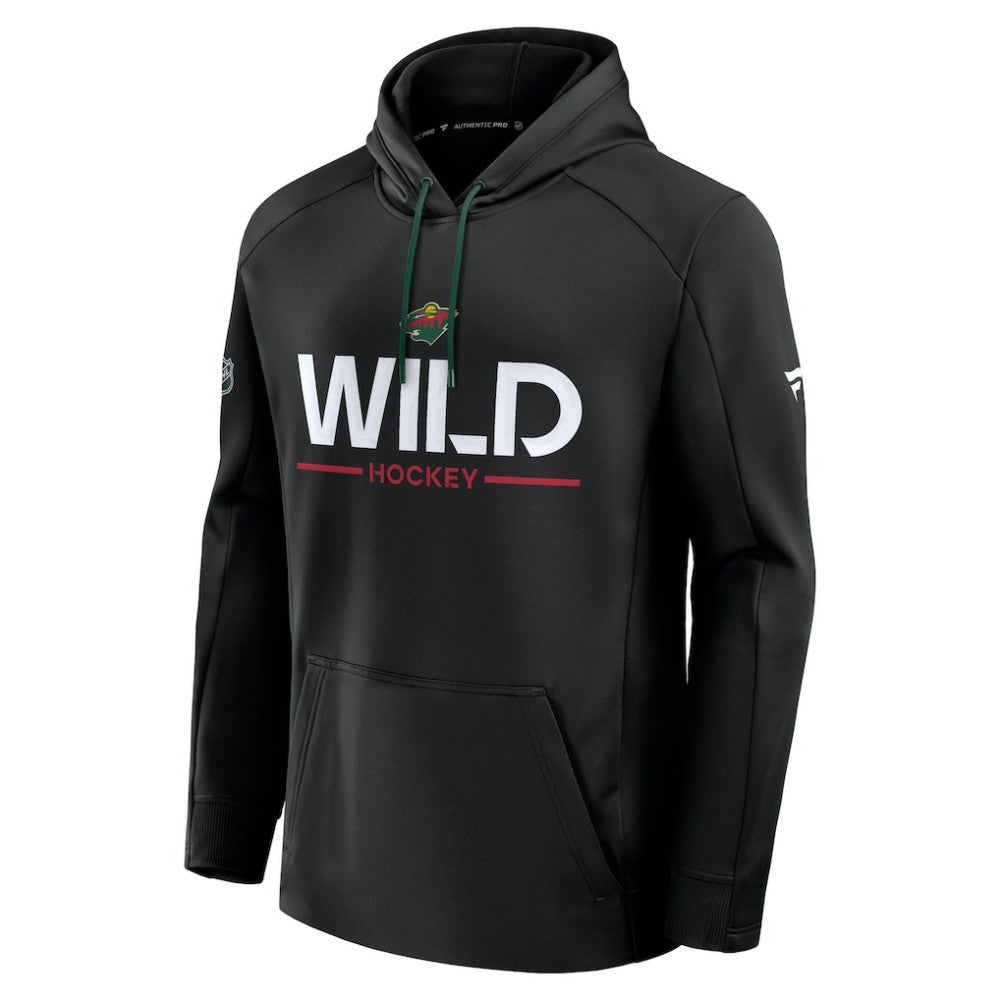 Minnesota Wild Fanatics Authentic Pro Rink Hoodie - Black - NHL