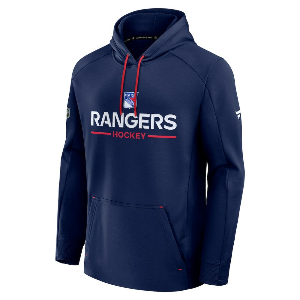 New York Rangers Fanatics Authentic Pro Rink Hoodie - Navy - NHL