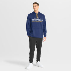 Nashville Predators Fanatics Authentic Pro Rink Hoodie - Navy - NHL