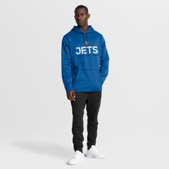 Winnipeg Jets Fanatics Authentic Pro Rink Hoodie - Blue - NHL