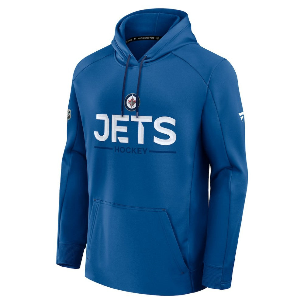 Winnipeg Jets Fanatics Authentic Pro Rink Hoodie - Blue - NHL