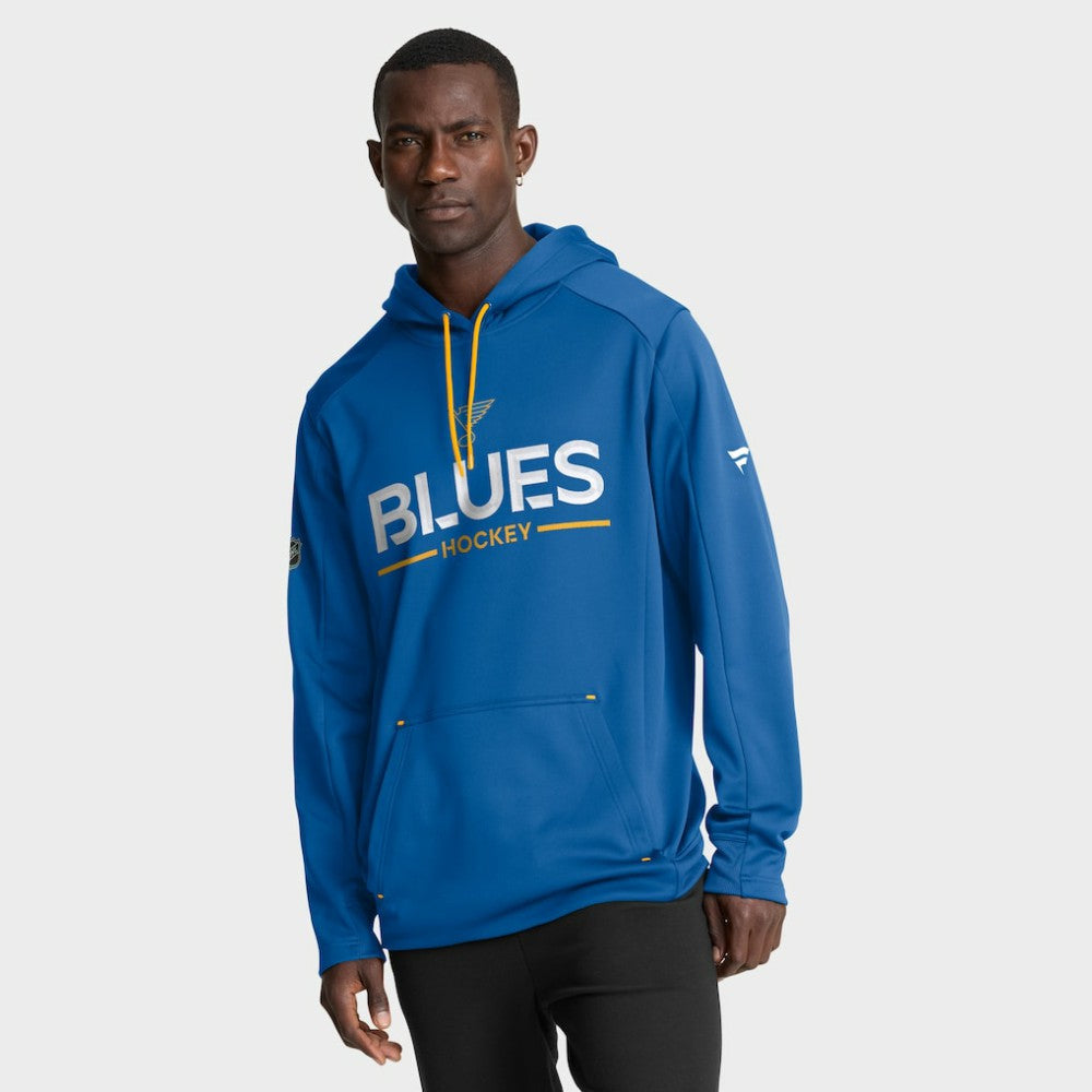 St. Louis Blues Fanatics Authentic Pro Rink Hoodie - Blue - NHL