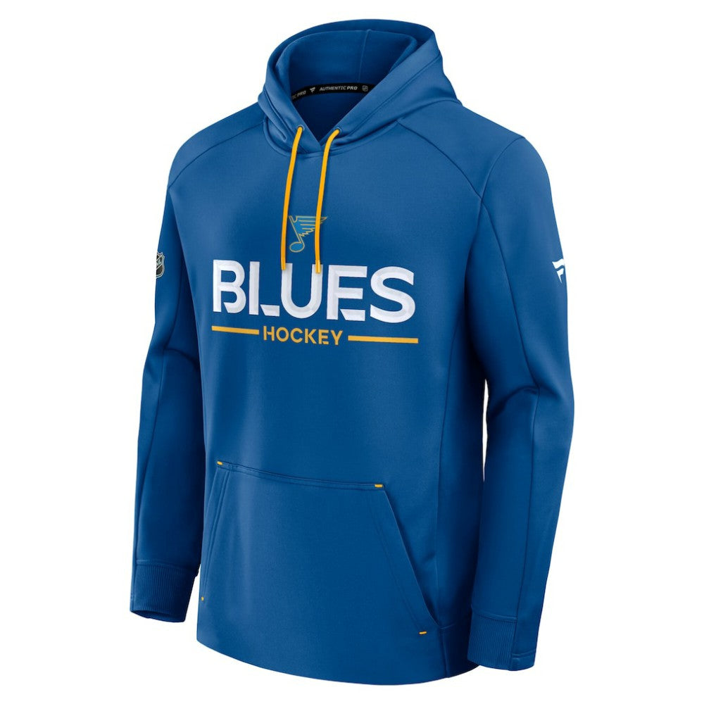 St. Louis Blues Fanatics Authentic Pro Rink Hoodie - Blue - NHL
