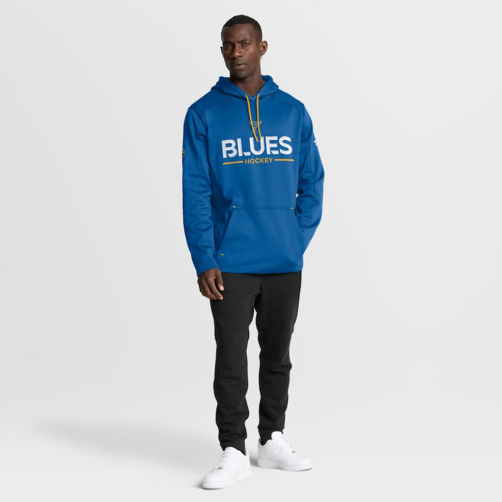 St. Louis Blues Fanatics Authentic Pro Rink Hoodie - Blue - NHL