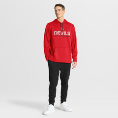 New Jersey Devils Fanatics Authentic Pro Rink Hoodie - Red - NHL