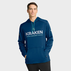 Seattle Kraken Fanatics Authentic Pro Rink Hoodie - Deep Sea Blue - NHL