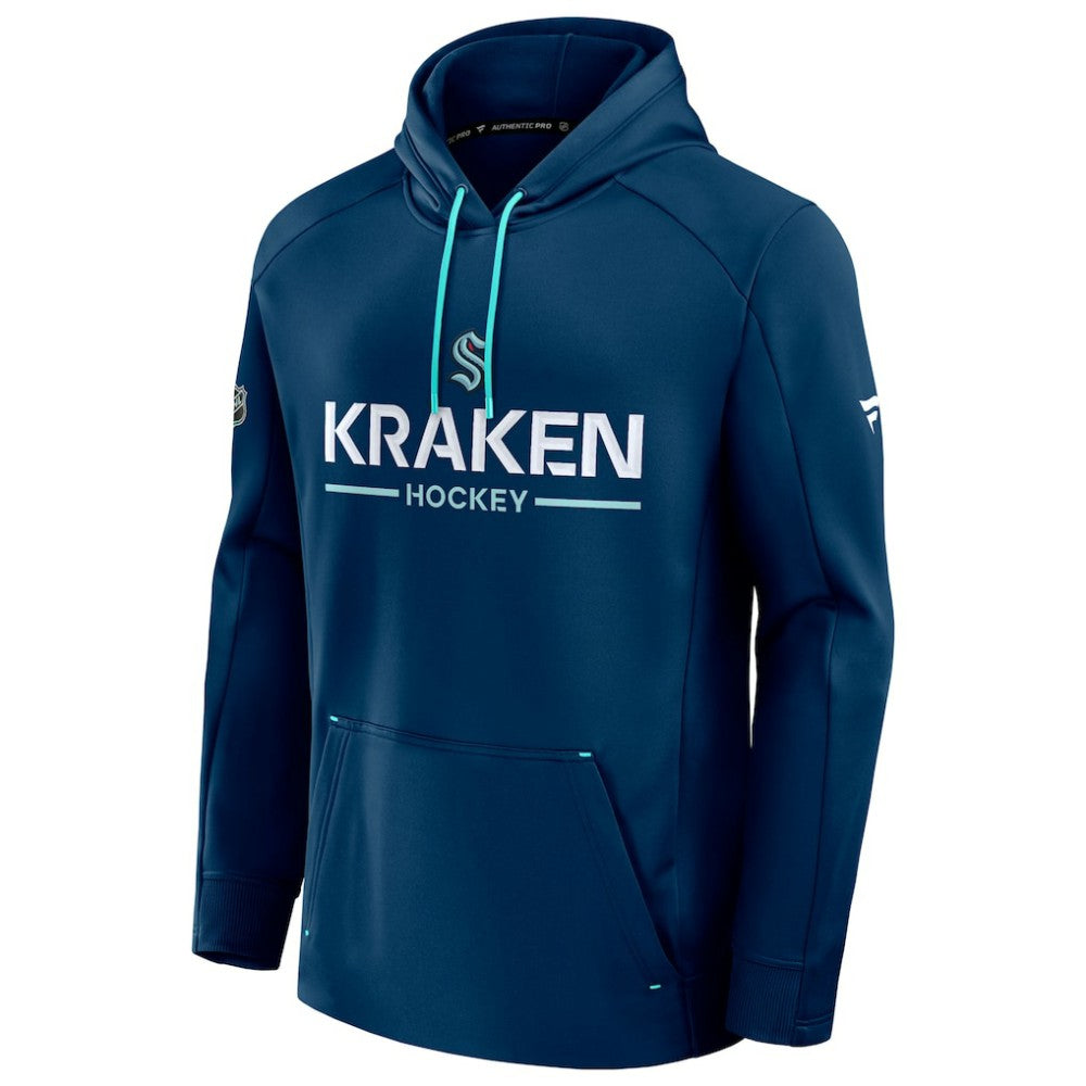Seattle Kraken Fanatics Authentic Pro Rink Hoodie - Deep Sea Blue - NHL