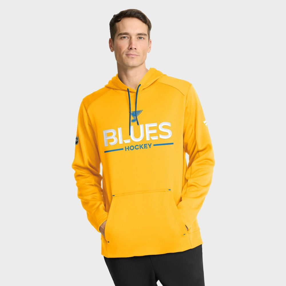 St. Louis Blues Fanatics Authentic Pro Rink Hoodie - Gold - NHL