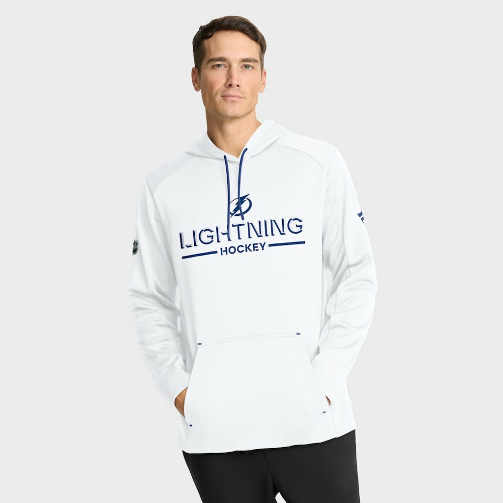 Tampa Bay Lightning Fanatics Authentic Pro Rink Hoodie - White - NHL