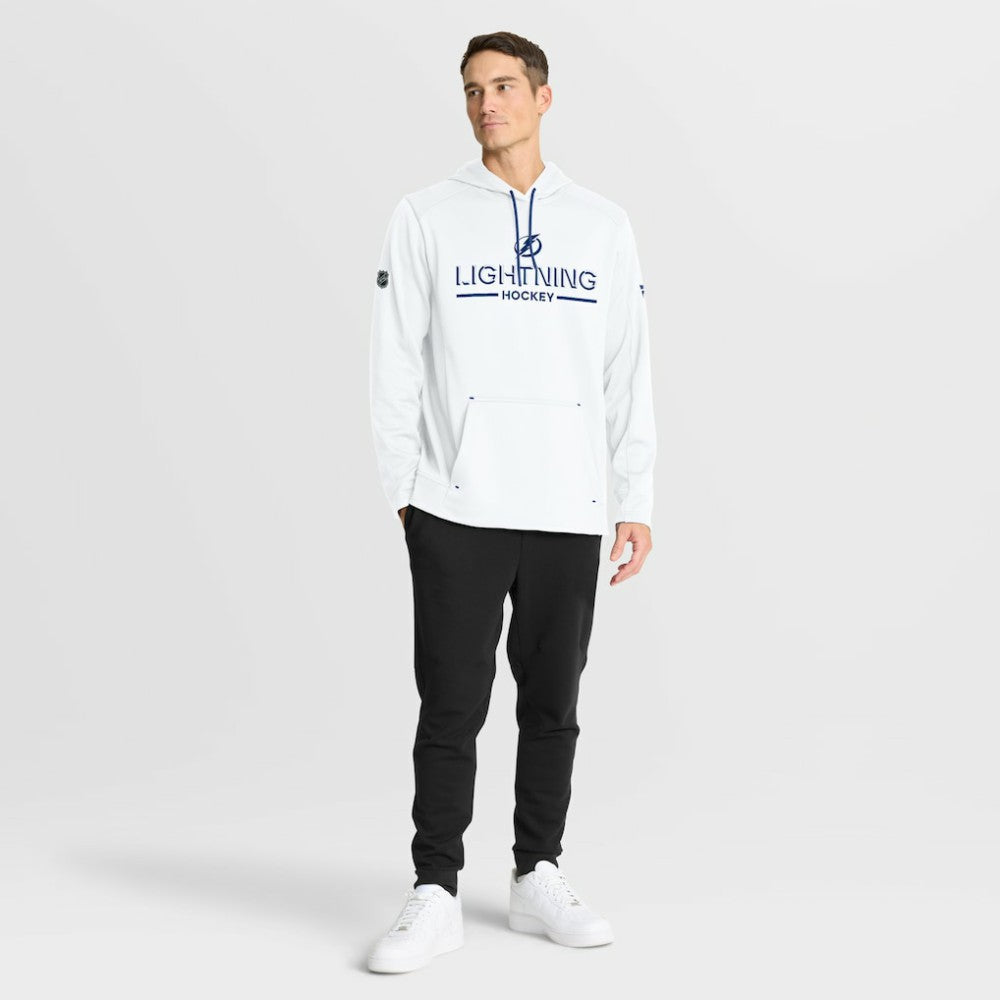 Tampa Bay Lightning Fanatics Authentic Pro Rink Hoodie - White - NHL