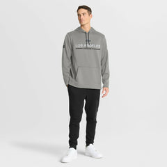 Los Angeles Kings Fanatics Authentic Pro Rink Hoodie - Silver - NHL