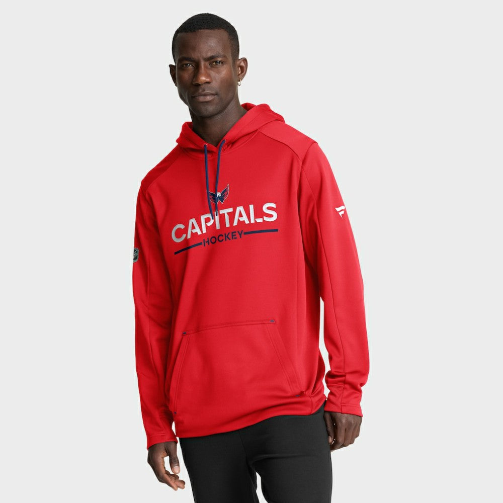 Washington Capitals Fanatics Authentic Pro Rink Hoodie - Red - NHL