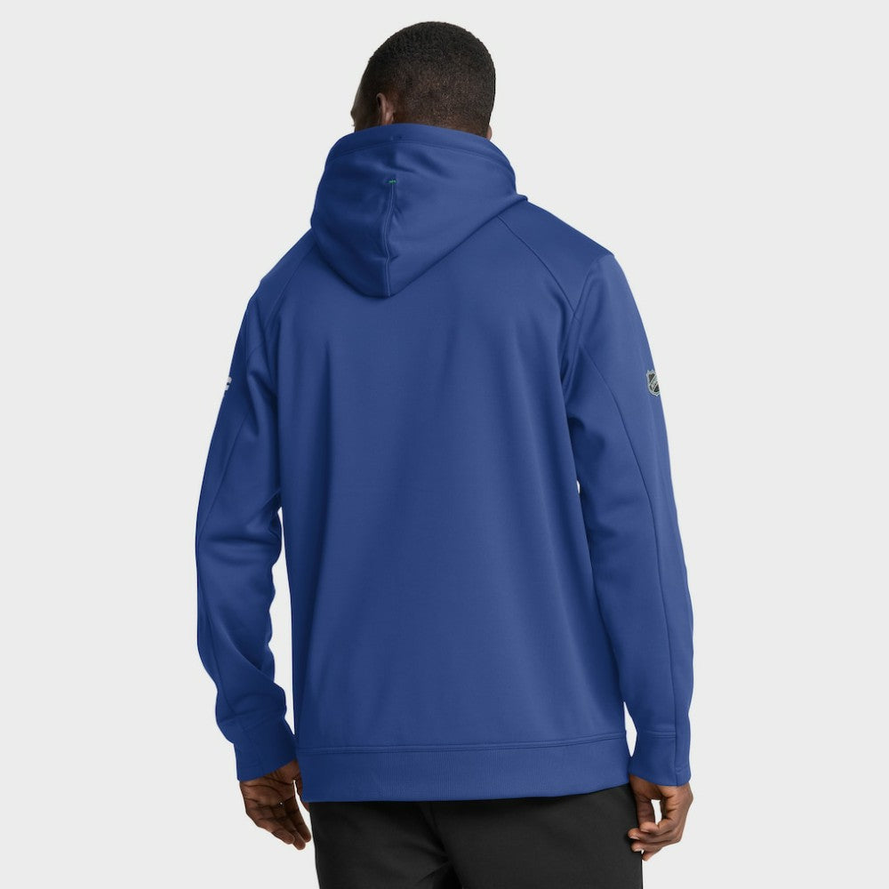 Vancouver Canucks Fanatics Authentic Pro Rink Hoodie - Blue - NHL