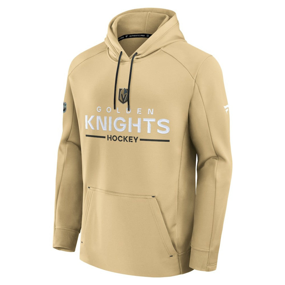 Vegas Golden Knights Fanatics Authentic Pro Rink Hoodie - Gold - NHL