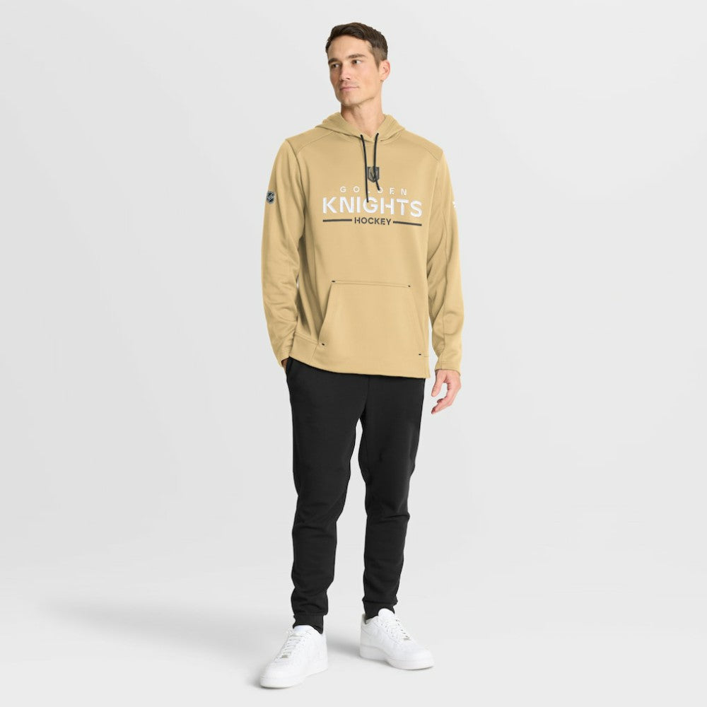 Vegas Golden Knights Fanatics Authentic Pro Rink Hoodie - Gold - NHL