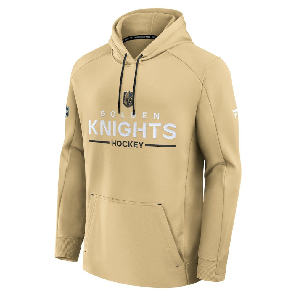 Vegas Golden Knights Fanatics Authentic Pro Rink Hoodie - Gold - NHL