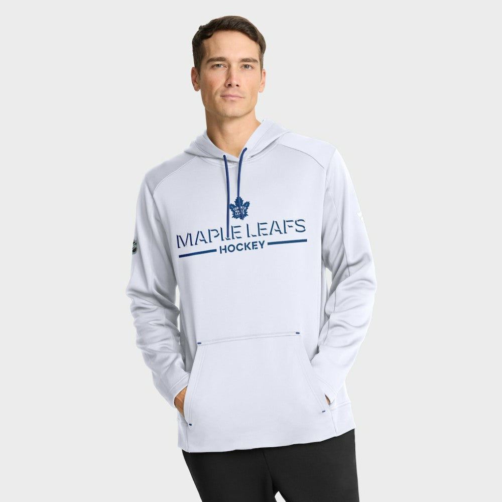 Toronto Maple Leafs Fanatics Authentic Pro Rink Hoodie - White - NHL
