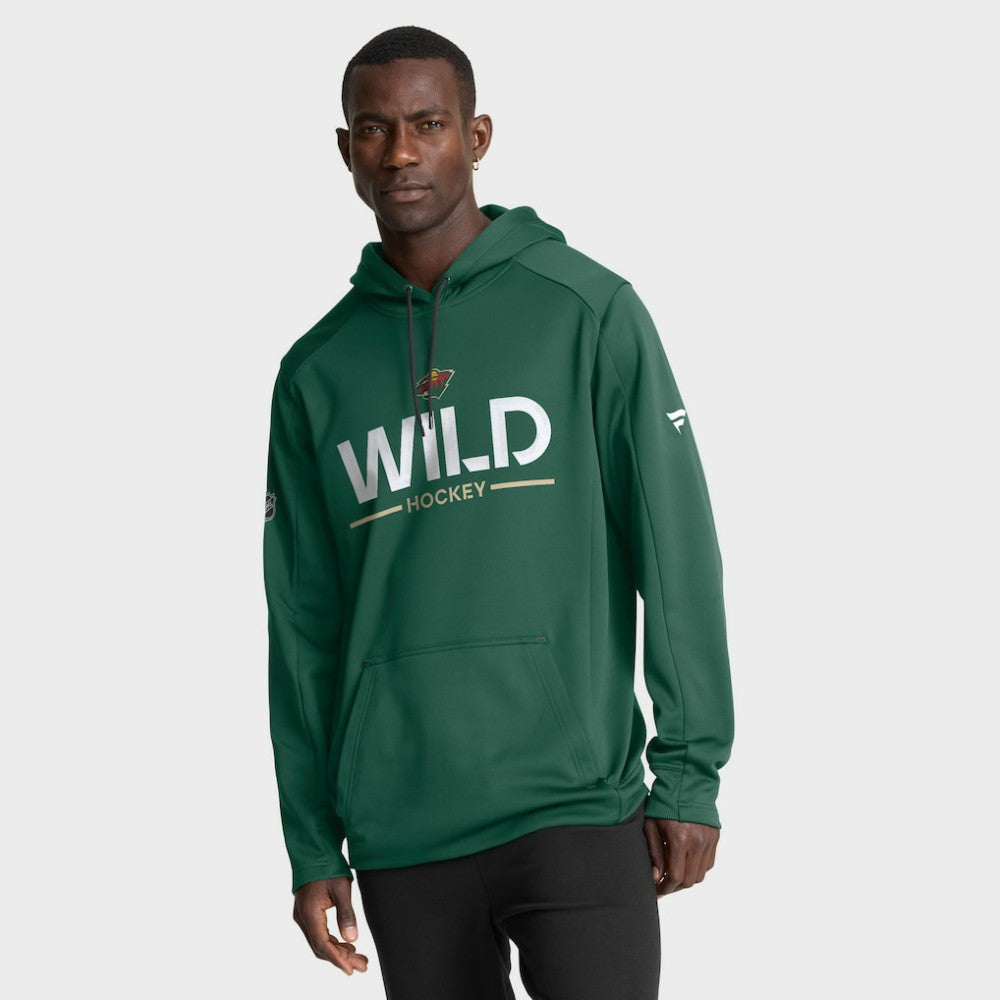 Minnesota Wild Fanatics Authentic Pro Rink Hoodie - Green - NHL
