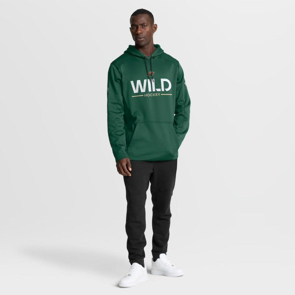Minnesota Wild Fanatics Authentic Pro Rink Hoodie - Green - NHL