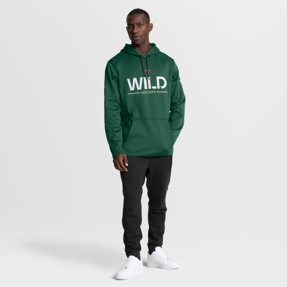 Minnesota Wild Fanatics Authentic Pro Rink Hoodie - Green - NHL