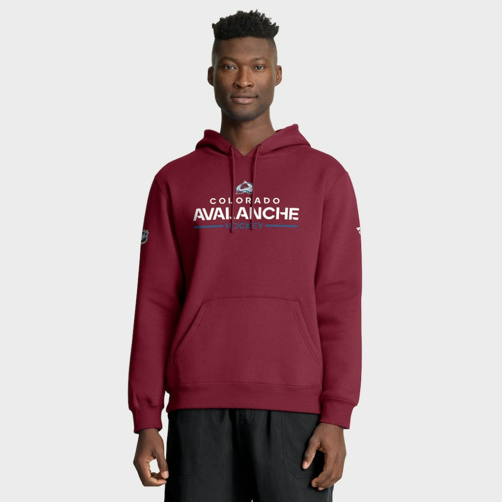 Colorado Avalanche Fanatics Authentic Pro Primary Hoodie - Burgundy - NHL