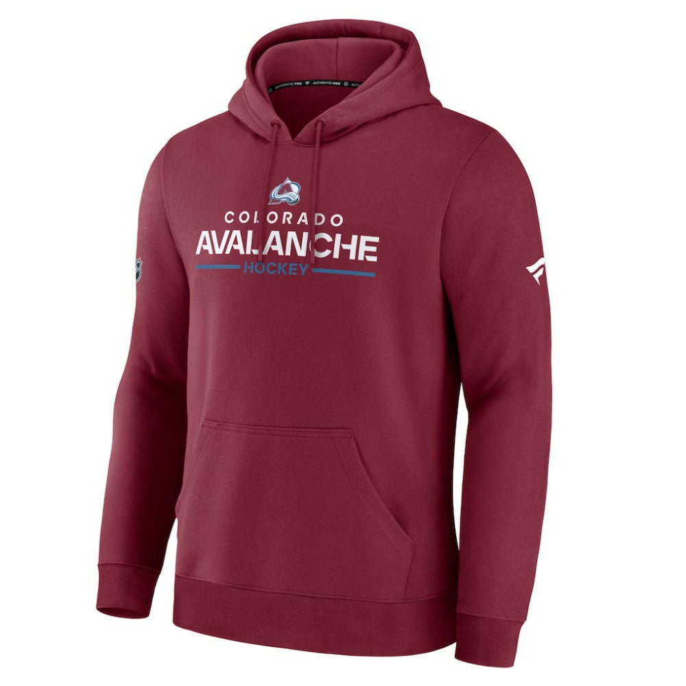 Colorado Avalanche Fanatics Authentic Pro Primary Hoodie - Burgundy - NHL
