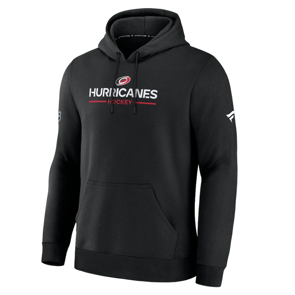 Carolina Hurricanes Fanatics Authentic Pro Primary Hoodie - Black - NHL