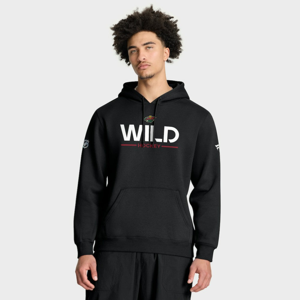 Minnesota Wild Fanatics Authentic Pro Primary Hoodie - Black - NHL