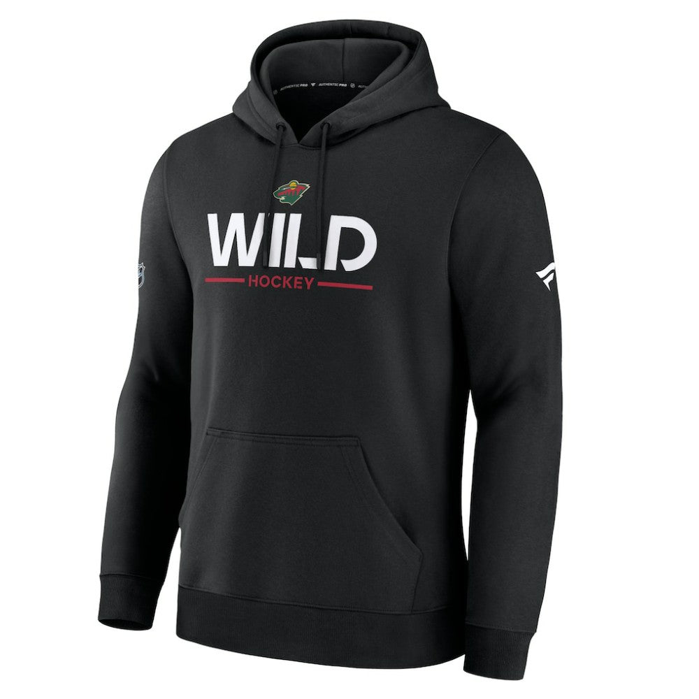 Minnesota Wild Fanatics Authentic Pro Primary Hoodie - Black - NHL