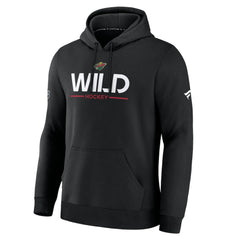 Minnesota Wild Fanatics Authentic Pro Primary Hoodie - Black - NHL
